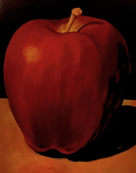 "Big Red Apple"   36x48  $3.100