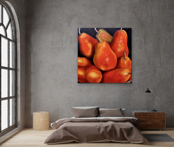 Showcasing "Pere Rosso"  48x48       In Situ